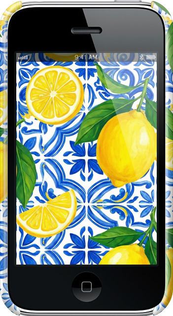 3D пластиковий матовий чехол Grocery Girl Italian Summer для Apple iPhone 3Gs - 6766m-34 изображение 