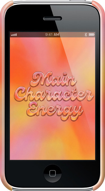 3D пластиковый матовый чехол Aura Gradient Main Character Energy Aesthetic Y2K для Apple iPhone 3Gs - 6783m-34 изображение 