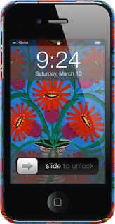 3D пластиковый глянцевый чехол Примаченко для Apple iPhone 4 - 5909c-15 изображение 