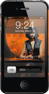 3D пластиковий глянцевий чехол Чохол для телефону для Apple iPhone 4 - 5963c-15 изображение 