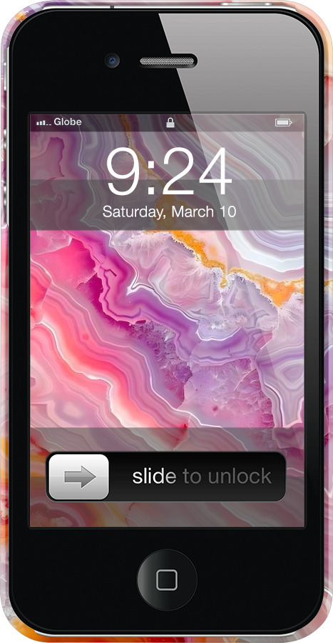 3D пластиковий глянцевий чехол Мрамор 2 для Apple iPhone 4 - 6307c-15 изображение 