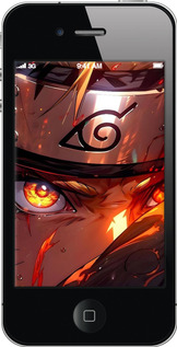 2D пластиковый чехол Наруто для Apple iPhone 4s - 6277t-12 изображение 