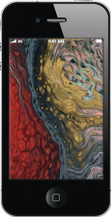 2D пластиковий чехол Із зображенням абстрактного живопису для Apple iPhone 4 - 6530t-15 изображение 