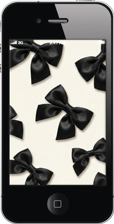 2D пластиковый чехол Dark Coquette для Apple iPhone 4 - 6765t-15 изображение 