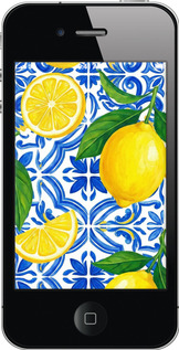 2D пластиковый чехол Grocery Girl Italian Summer для Apple iPhone 4 - 6766t-15 изображение 