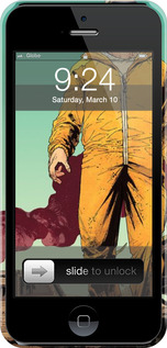 3D пластиковый матовый чехол № 5387 для Apple iPhone 5 - 5387m-18 изображение 