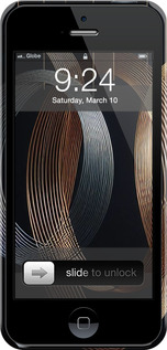 3D пластиковый глянцевый чехол Симфония для Apple iPhone 5s - 5835c-21 изображение 