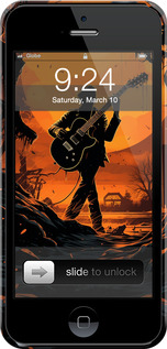 3D пластиковий глянцевий чехол Чохол для телефону для Apple iPhone 5 - 5958c-18 изображение 