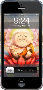 3D пластиковий матовий чехол Саус парк Эрик для Apple iPhone 5 - 6387m-18 изображение 