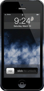 3D пластиковий матовий чехол Нічне небо для Apple iPhone 5s - 6450m-21 изображение 