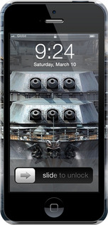 3D пластиковый матовый чехол Линкор, world of tanks, wargaming, военный корабль для Apple iPhone 5s - 6453m-21 изображение 