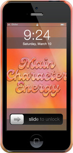 3D пластиковый матовый чехол Aura Gradient Main Character Energy Aesthetic Y2K для Apple iPhone 5s - 6783m-21 изображение 