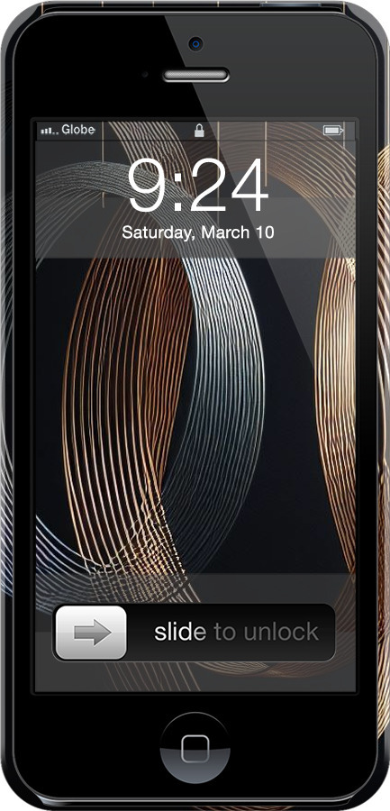 3D пластиковый глянцевый чехол Симфония для Apple iPhone 5s - 5835c-21 изображение 