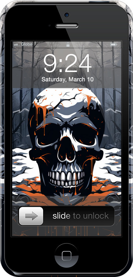 3D пластиковый матовый чехол Чехол для телефона для Apple iPhone 5s - 5960m-21 изображение 