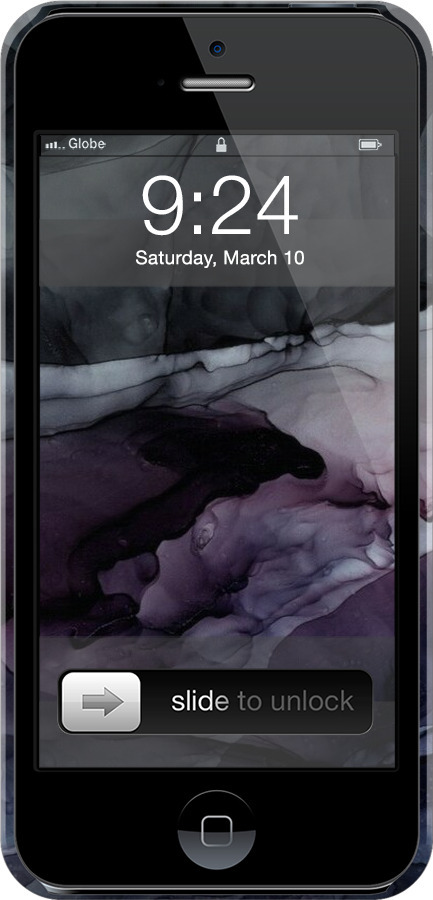 3D пластиковый матовый чехол Абстракция искусство для Apple iPhone 5s - 6434m-21 изображение 