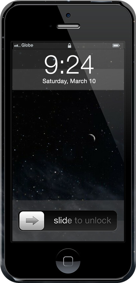 3D пластиковый матовый чехол Ночное небо для Apple iPhone 5s - 6451m-21 изображение 