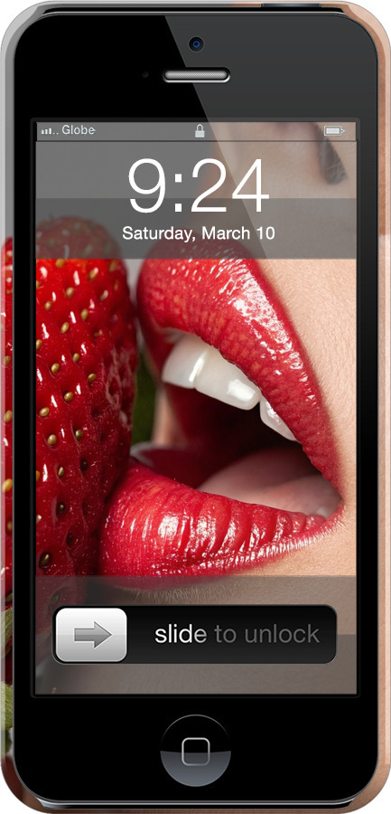 3D пластиковый матовый чехол Наслаждение для Apple iPhone 5s - 6701m-21 изображение 