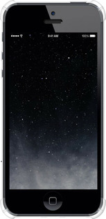 Силикон с усиленными углами чехол Сині хмари, Синій місяць для Apple iPhone 5 - 6396sp-18 изображение 