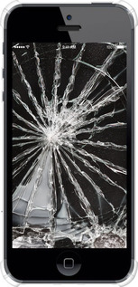Силикон с усиленными углами чехол Glass для Apple iPhone 5 - 6608sp-18 изображение 
