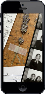 2D пластиковый чехол Aesthetic Scrapbook Collage для Apple iPhone 5 - 6773t-18 изображение 