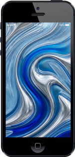 2D пластиковий чехол Liquid Chrome для Apple iPhone SE - 6781t-214 изображение 