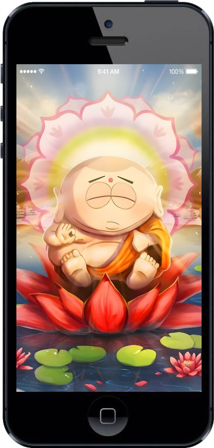 2D пластиковий чехол Саус парк Эрик для Apple iPhone SE - 6387t-214 изображение 