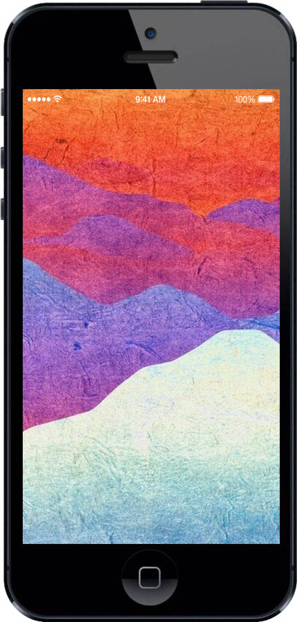 2D пластиковый чехол Горный закат для Apple iPhone SE - 6479t-214 изображение 