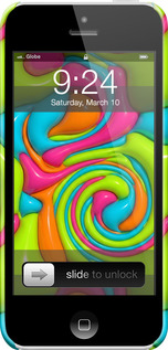 3D пластиковый глянцевый чехол Y2K Jelly Dream для Apple iPhone 5c - 6780c-23 изображение 