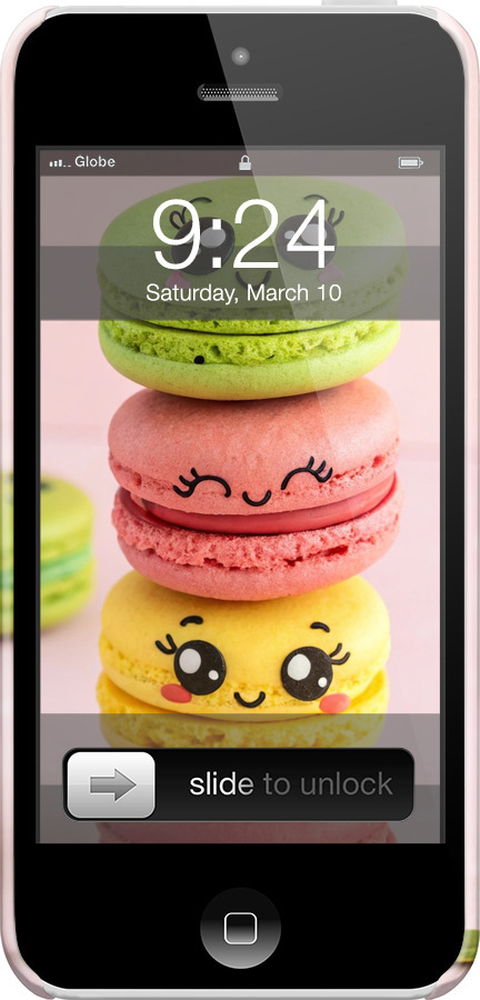 3D пластиковый глянцевый чехол Печенье для Apple iPhone 5c - 6693c-23 изображение 