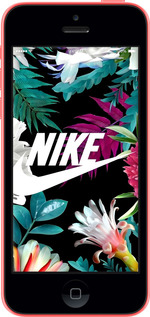 2D пластиковый чехол Nike для Apple iPhone 5c - 6378t-23 изображение 
