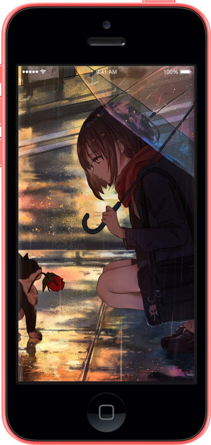 2D пластиковий чехол Anime для Apple iPhone 5c - 6609t-23 изображение 