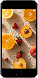 TPU чехол Фрукты 3 для Apple iPhone 6 Plus - 6703b-48 изображение 