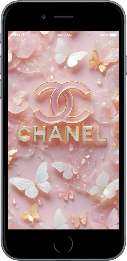 TPU чехол Шанель для Apple iPhone 6 Plus - 6366b-48 изображение 
