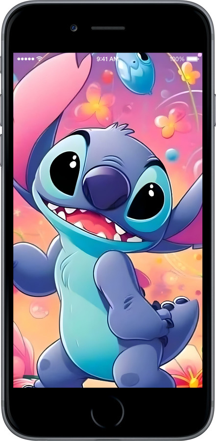 TPU чехол Стич 2 для Apple iPhone 6 Plus - 6371b-48 изображение 