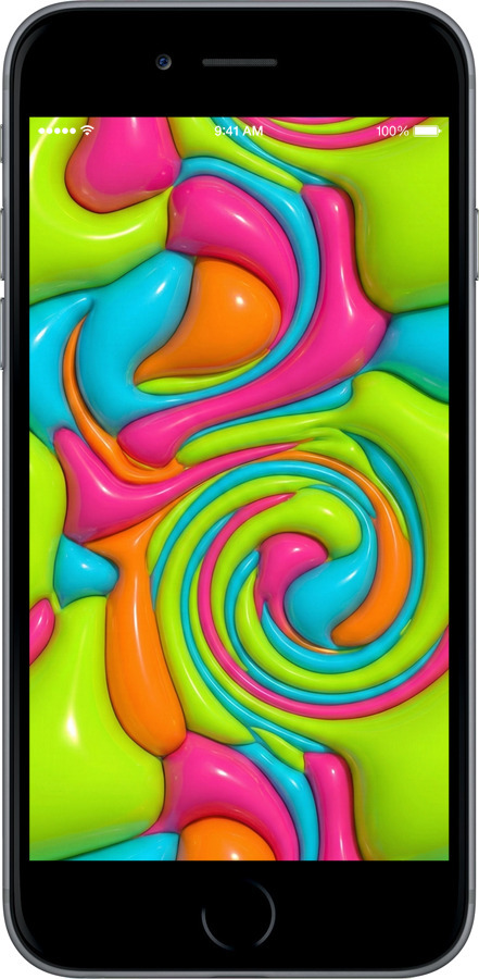 TPU чехол Y2K Jelly Dream для Apple iPhone 6 Plus - 6780b-48 изображение 