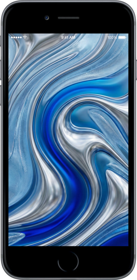 TPU чехол Liquid Chrome для Apple iPhone 6s Plus - 6781b-91 изображение 