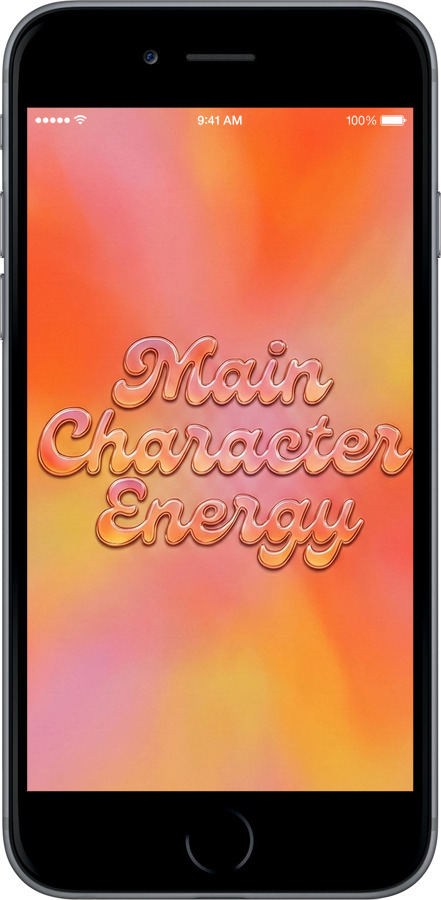 TPU чехол Aura Gradient Main Character Energy Aesthetic Y2K для Apple iPhone 6s Plus - 6783b-91 изображение 