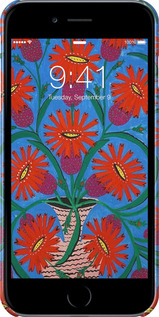 3D пластиковый матовый чехол Примаченко для Apple iPhone 6s Plus - 5909m-91 изображение 