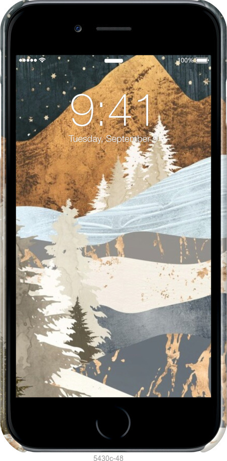 3D пластиковий матовий чехол № 5430 для Apple iPhone 6s Plus - 5430m-91 изображение 