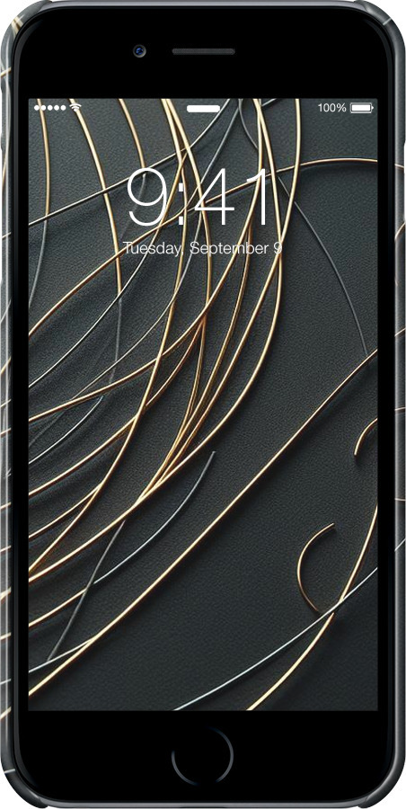 3D пластиковый матовый чехол Связь между мирами для Apple iPhone 6s Plus - 5837m-91 изображение 