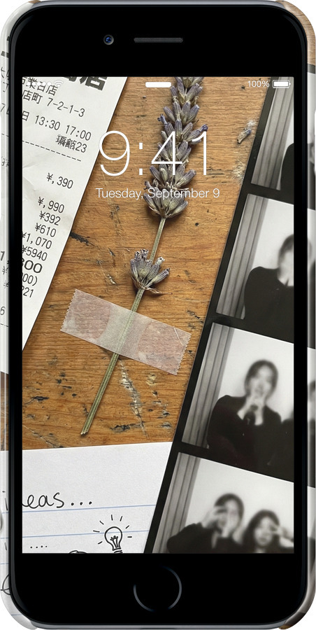 3D пластиковый глянцевый чехол Aesthetic Scrapbook Collage для Apple iPhone 6s Plus - 6773c-91 изображение 