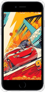Силикон с усиленными углами чехол Тачки для Apple iPhone 6s Plus - 6288sp-91 изображение 