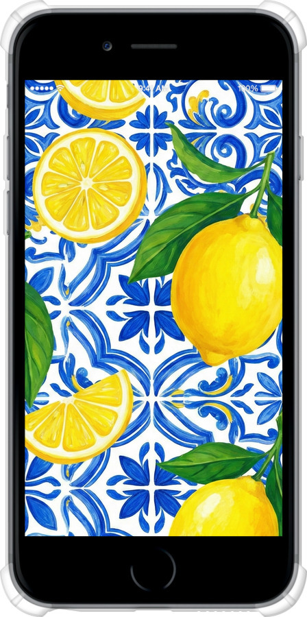 Силіконовий протиударний с посиленими кутами чехол Grocery Girl Italian Summer для Apple iPhone 6 Plus - 6766sp-48 изображение 