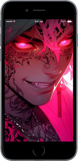 2D пластиковий чехол Аніме демон 3 для Apple iPhone 6 Plus - 6313t-48 изображение 