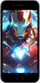 2D пластиковий чехол Железный человек для Apple iPhone 6s Plus - 6372t-91 изображение 