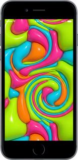 Силіконовий чехол Y2K Jelly Dream для Apple iPhone 6s Plus - 6780u-91 изображение 