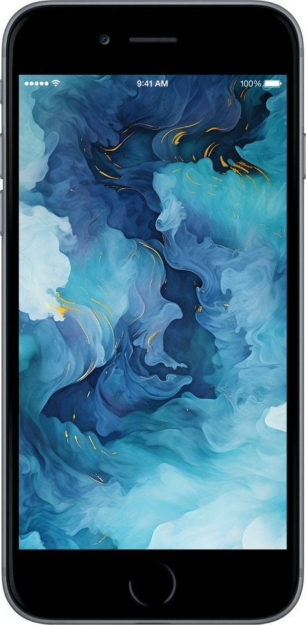2D пластиковый чехол Акварель для Apple iPhone 6s Plus - 6320t-91 изображение 