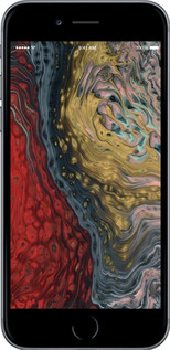 TPU чехол С изображением абстрактной живописи для Apple iPhone 6 - 6530b-45 изображение 