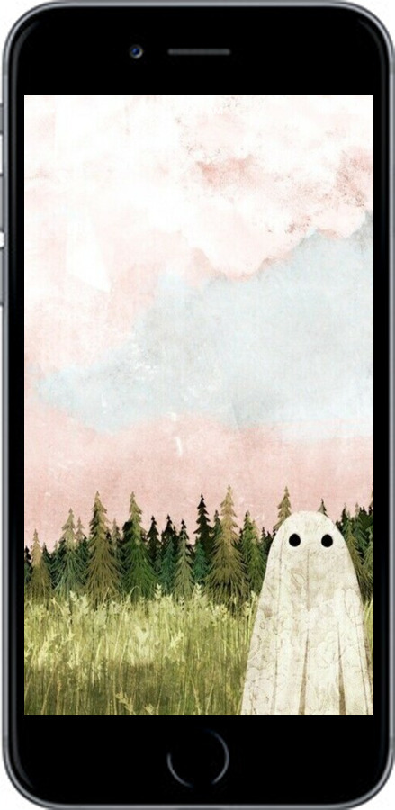 TPU чехол Привидение для Apple iPhone 6 - 6401b-45 изображение 