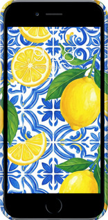 3D пластиковий глянцевий чехол Grocery Girl Italian Summer для Apple iPhone 6 - 6766c-45 изображение 